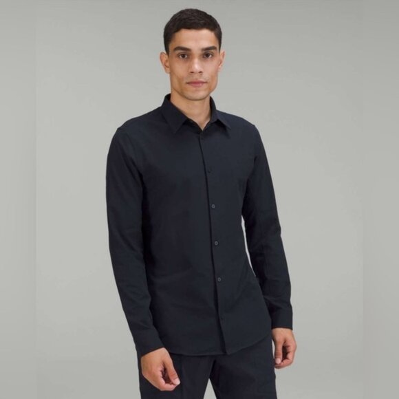 Lululemon New Venture Long Sleeve ShirtClassic Navy Size Small - Picture 2 of 12